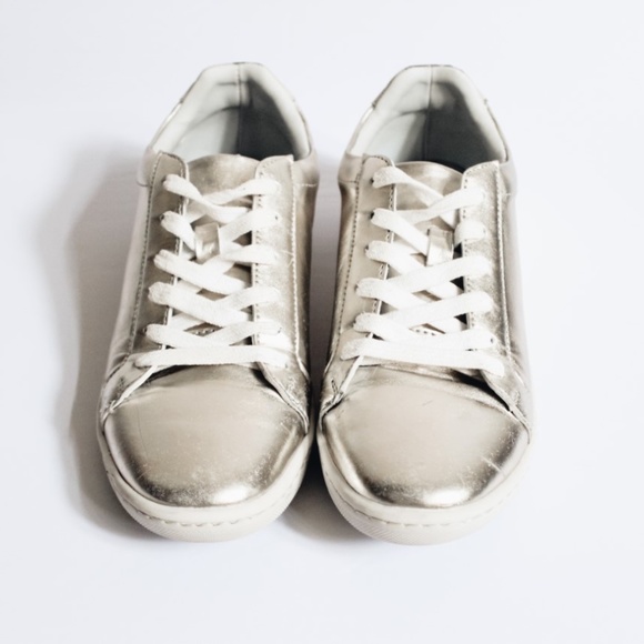 Gold Sneakers - Picture 1 of 5